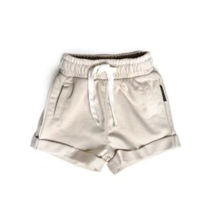 Little Bipsy Cream Elastic Waist Shorts